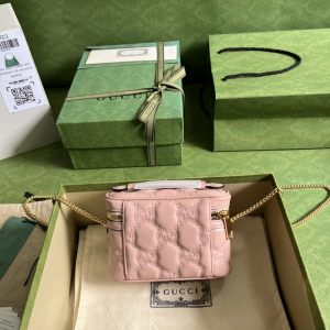 Gucci GG Matelassé Mini Handlebag-16*10.5*5CM - Image 2