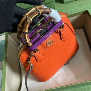 Gucci Diana Bamboo Mini Tot Bag-20x16x8.5CM - Image 7