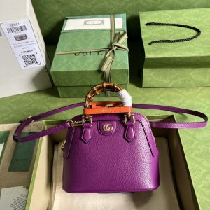 Gucci Diana Bamboo Mini Tot Bag-20x16x8.5CM