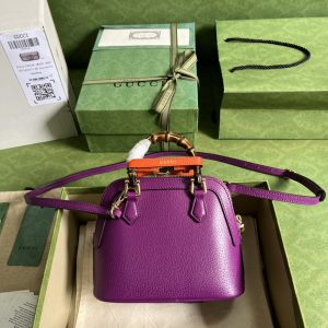 Gucci Diana Bamboo Mini Tot Bag-20x16x8.5CM - Image 3