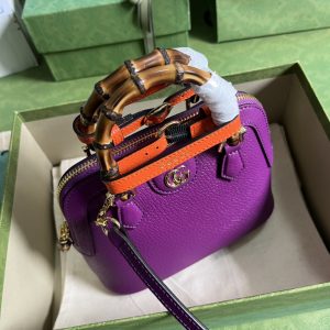Gucci Diana Bamboo Mini Tot Bag-20x16x8.5CM - Image 5