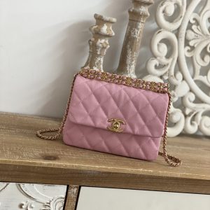 Ch@nel Flap Bag-13*20*9.5CM - Image 1