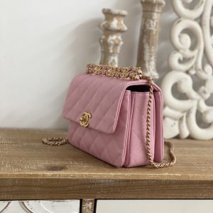 Ch@nel Flap Bag-13*20*9.5CM - Image 3