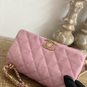 Ch@nel Flap Bag-13*20*9.5CM - Image 5