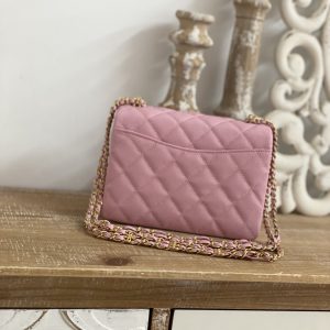 Ch@nel Flap Bag-13*20*9.5CM - Image 9