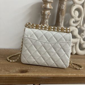 Ch@nel Flap Bag-13*20*9.5CM - Image 8
