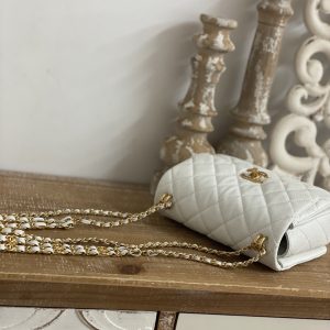 Ch@nel Flap Bag-13*20*9.5CM - Image 9