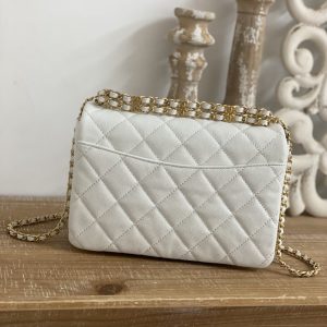 Ch@nel Flap Bag-16*23*11.5CM - Image 9