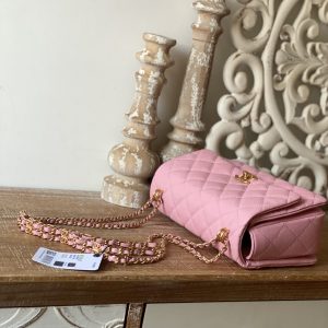 Ch@nel Flap Bag-16*23*11.5CM - Image 9