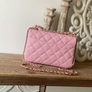 Ch@nel Flap Bag-16*23*11.5CM - Image 8