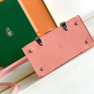 Goyard Coated Canvas and Leather Saigon Top Handle Bag-11.5x7x14.5CM - Image 5