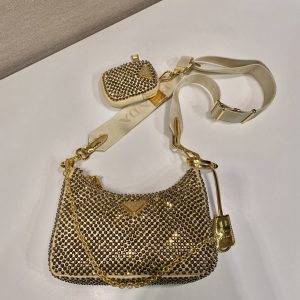 Prada 1BH204 Nylon Hobo Bag-22*16*6CM - Image 3