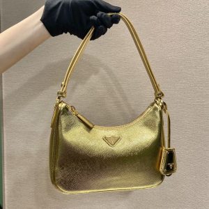 Prada Nylon 1BC204B Hobo Bag-23*17*6.5CM - Image 3
