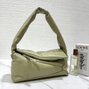 Lowee Puzzle Puffer Hobo Bag-31*16*13CM - Image 2