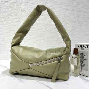 Lowee Puzzle Puffer Hobo Bag-31*16*13CM - Image 6