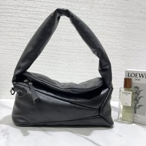Lowee Puzzle Puffer Hobo Bag-31*16*13CM - Image 1