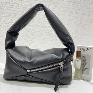 Lowee Puzzle Puffer Hobo Bag-31*16*13CM - Image 4