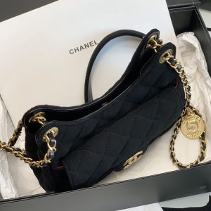 Ch@nel Hobo Handbags-17*19*6CM - Image 4