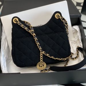 Ch@nel Hobo Handbags-17*19*6CM - Image 7