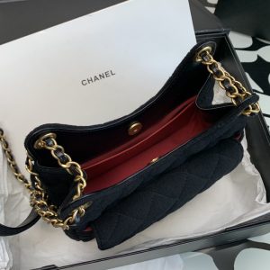 Ch@nel Hobo Handbags-17*19*6CM - Image 8