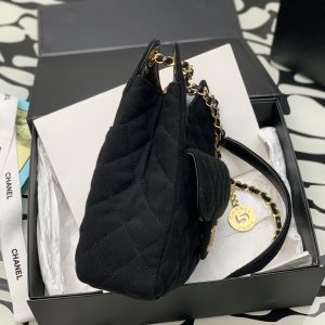 Ch@nel Hobo Handbags-21CM - Image 4