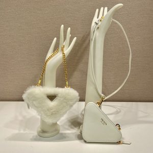 Prada 1NR015 Double Triangle Bag -15*10*5CM - Image 1