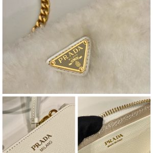 Prada 1NR015 Double Triangle Bag -15*10*5CM - Image 9