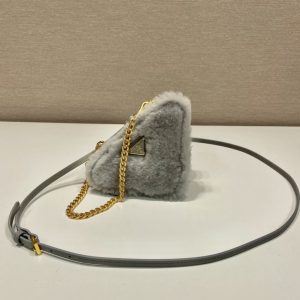 Prada 1NR015 Double Triangle Bag -15*10*5CM - Image 4
