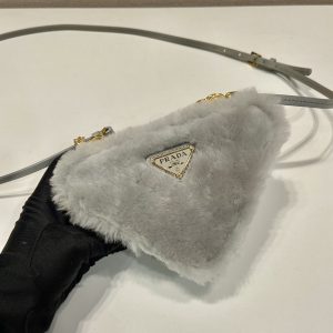 Prada 1NR015 Double Triangle Bag -15*10*5CM - Image 6