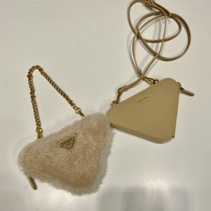 Prada 1NR015 Double Triangle Bag -15*10*5CM - Image 3