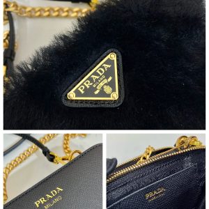 Prada 1NR015 Double Triangle Bag -15*10*5CM - Image 9