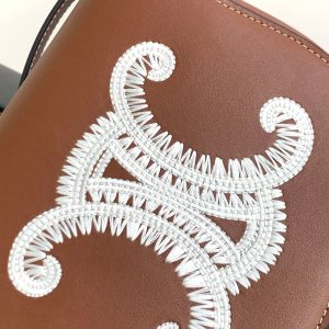 Celina Folco Cuir Triomphe Bag-18.5*15*7CM - Image 5