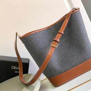 Celina Cuir Bucket-33X 27X 17CM - Image 3