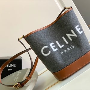 Celina Cuir Bucket-30×22×13CM - Image 1