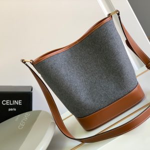 Celina Cuir Bucket-30×22×13CM - Image 3