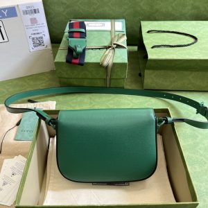 Gucci 1955 Horsebit Shoulder Bag-20.6*14.4*5.1CM - Image 3