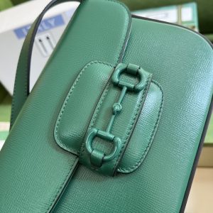 Gucci 1955 Horsebit Shoulder Bag-20.6*14.4*5.1CM - Image 4