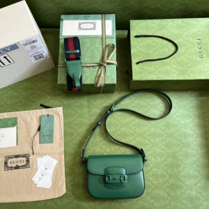 Gucci 1955 Horsebit Shoulder Bag-20.6*14.4*5.1CM - Image 8