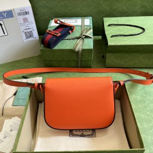 Gucci 1955 Horsebit Shoulder Bag-20.6*14.4*5.1CM - Image 3