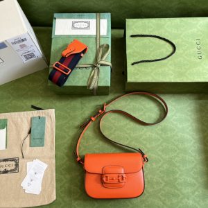 Gucci 1955 Horsebit Shoulder Bag-20.6*14.4*5.1CM - Image 9