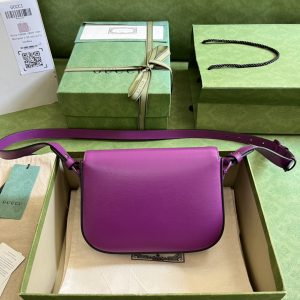 Gucci 1955 Horsebit Shoulder Bag-20.6*14.4*5.1CM - Image 3