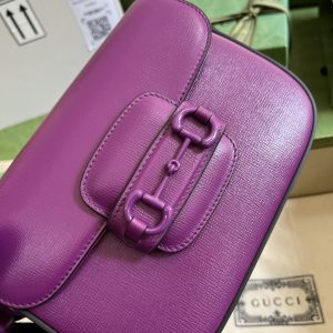 Gucci 1955 Horsebit Shoulder Bag-20.6*14.4*5.1CM - Image 5
