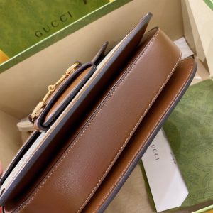 Gucci 1955 Horsebit Shoulder Bag-25*18*8CM - Image 4