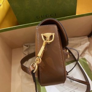 Gucci 1955 Horsebit Shoulder Bag-20.6*14.4*5.1CM - Image 6