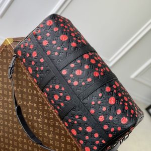 Louis Vuitton x YK Keepall BANDOULIÈRE 50-M21674-50 x 29 x 23CM - Image 4