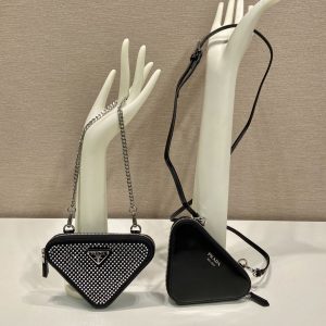 Prada 1NR015 Double Triangle Bag -15*10*5CM - Image 1
