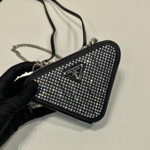 Prada 1NR015 Double Triangle Bag -15*10*5CM - Image 5