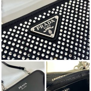Prada 1NR015 Double Triangle Bag -15*10*5CM - Image 9