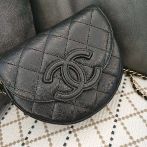 Ch@nel Vintage Saddle Bag-19*16*7CM - Image 4