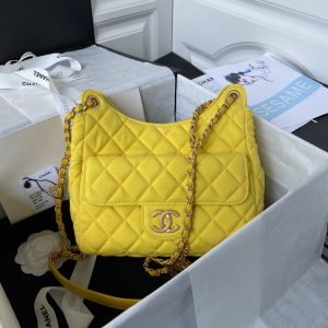 Ch@nel Hobo Handbags-21.5×22.5×7CM - Image 1